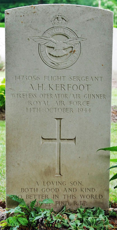F/Sgt Albert Henry Kerfoot<br /><br /><br />died on active duty - October 7th, 1944 - 153 Sqdn.